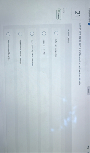 Midterm Exam Samed Help 2 1 A short - term