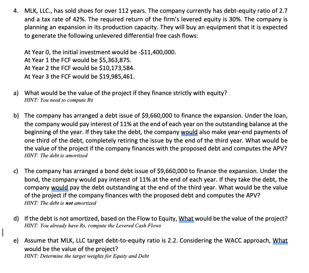4 . MLK , LLC . , has sold shoes for over 1 1 2