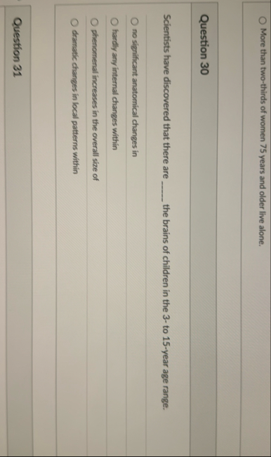 More than two - thirds of women 7 5 years and