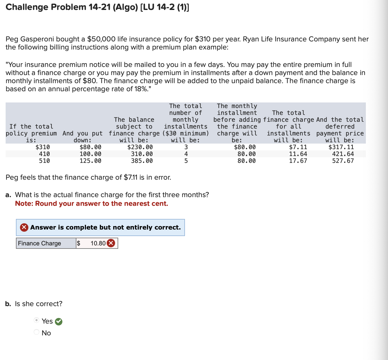 Challenge Problem 1 4 - 2 1 ( Algo ) [ LU 1 4 - 2