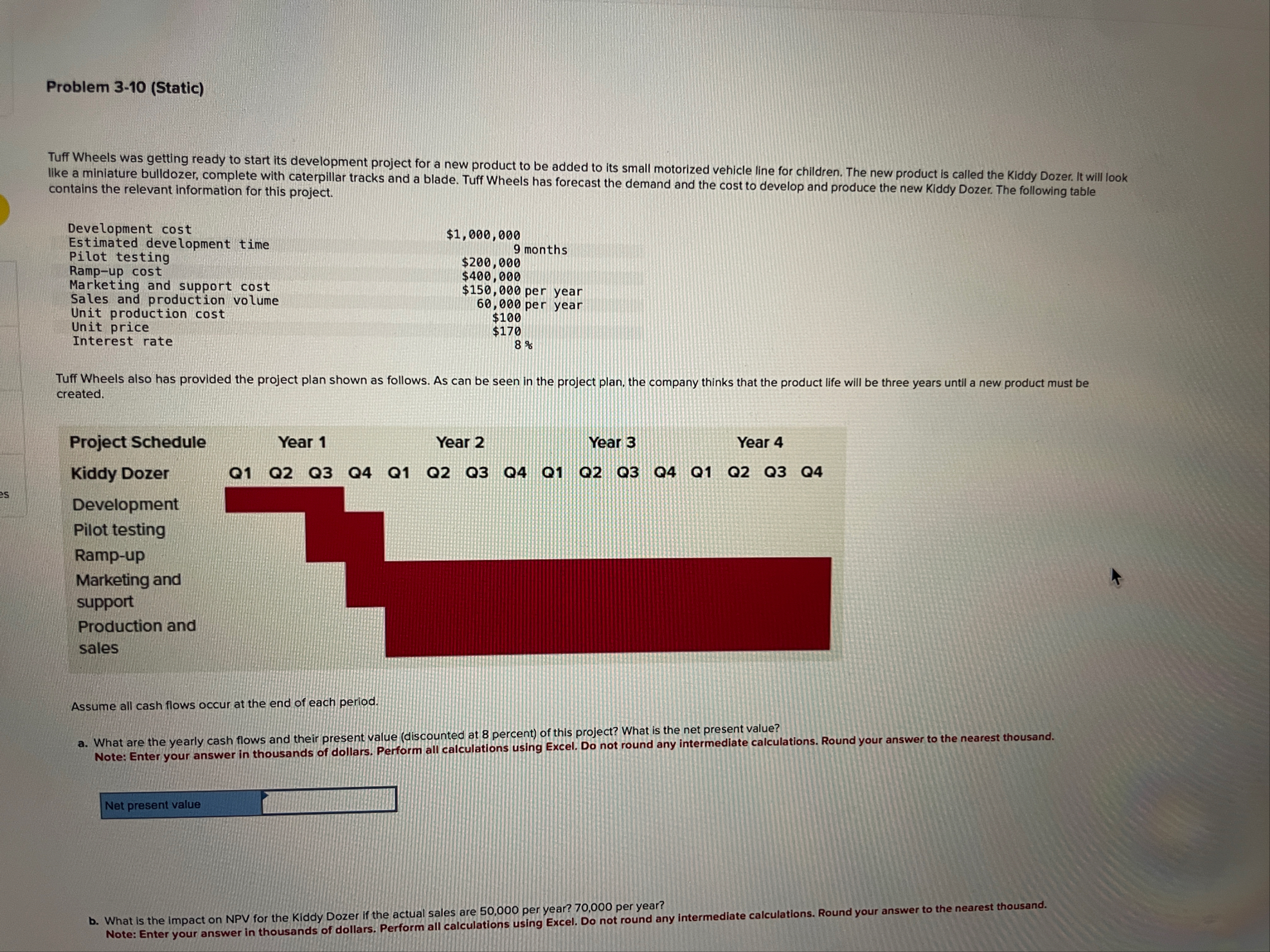 Problem 3 - 1 0 ( Static ) like a miniature