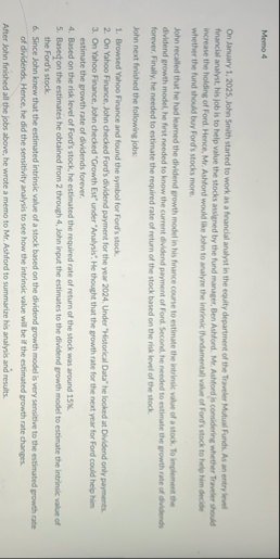 Memo 4 On January 1 , 2 0 2 5 , John Smith