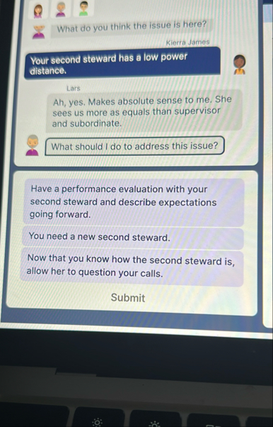 What do you think the issue is here? Kierra James