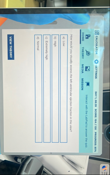 CALCULATOR SETTINGS DAY 1 , 0 8 : 3 9 SCORE: 1 0