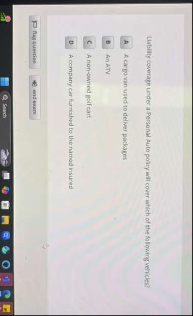 Liability coverage under a Personal Auto policy