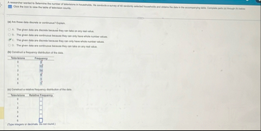 \ table [ [ Wher , , Fraquy ] , [ 8 , 7 ] , [ 7 ,