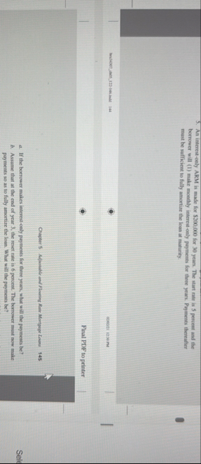 An interest - only ARM is made for $ 2 0 0 , 0 0