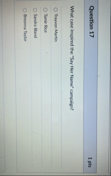 Question 1 7 1 pts What case inspired the "Say