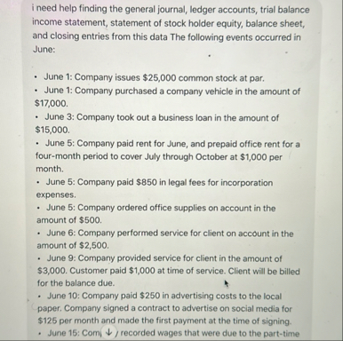 i need help finding the general journal, ledger