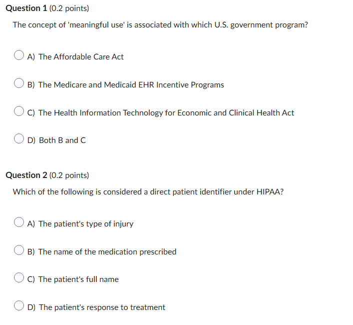 answer this question Question 1 (0.2 points) The