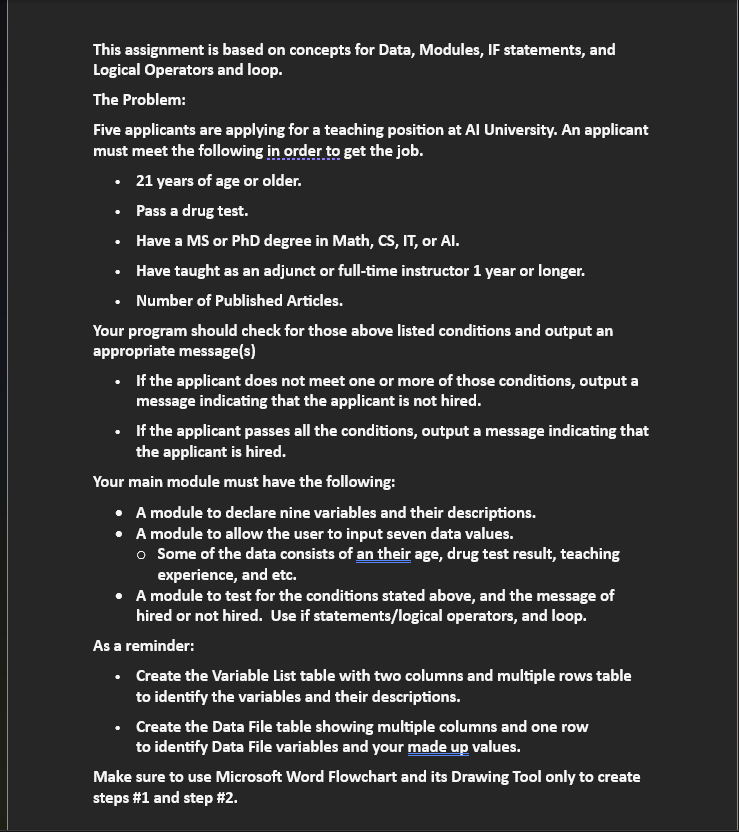 This assignment is based on concepts for Data,