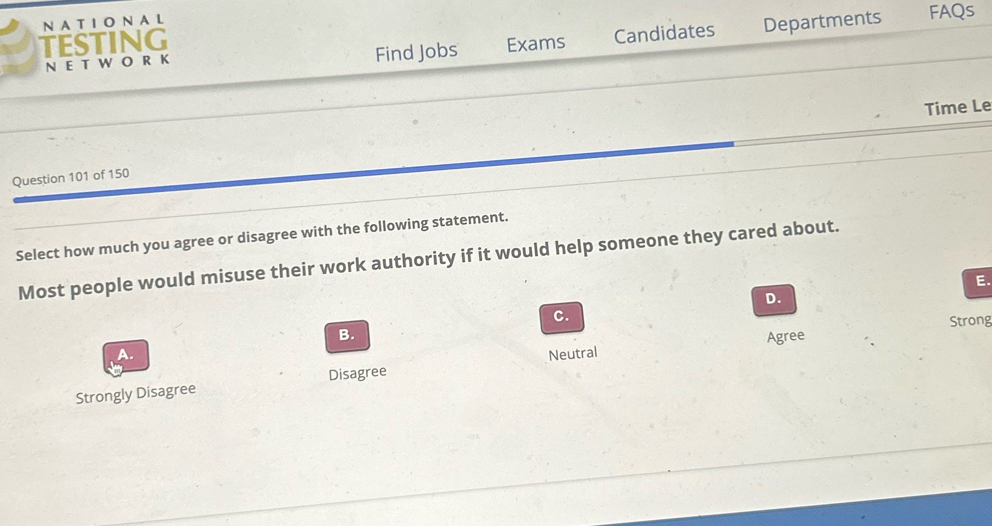 Answer NATIONAL TESTING NETWORK Find Jobs Exams