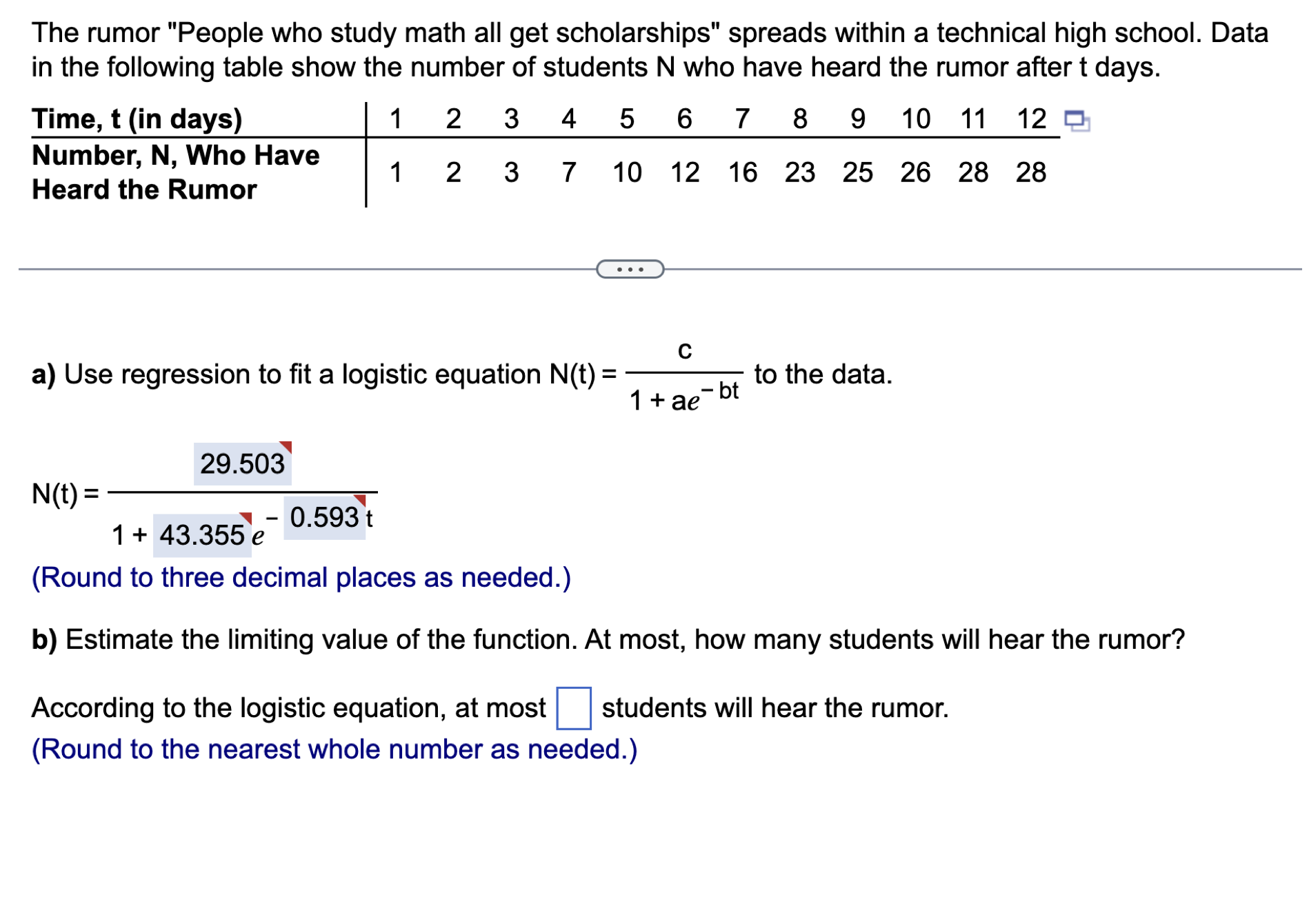 The subject is Regressions in Calculus. Please
