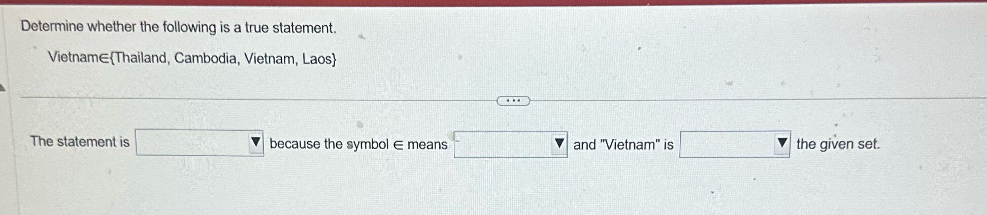 Answer the question Determine whether the