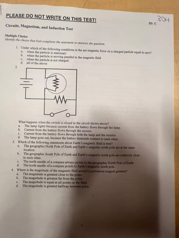 answer this page please PLEASE DO NOT WRITE ON