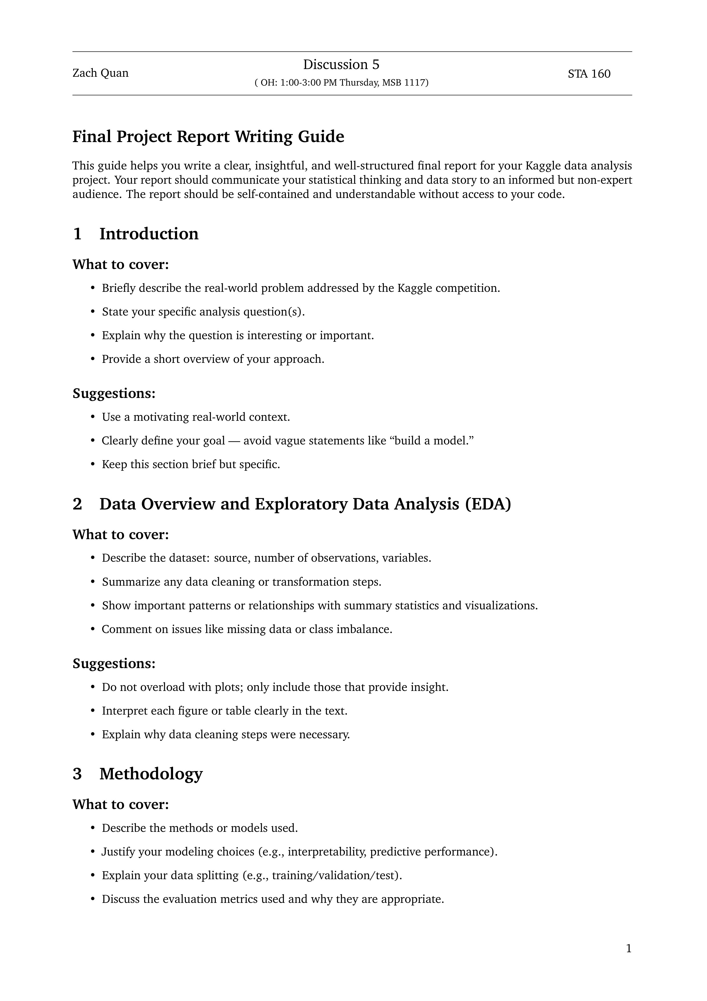 Please solve the final project about the report