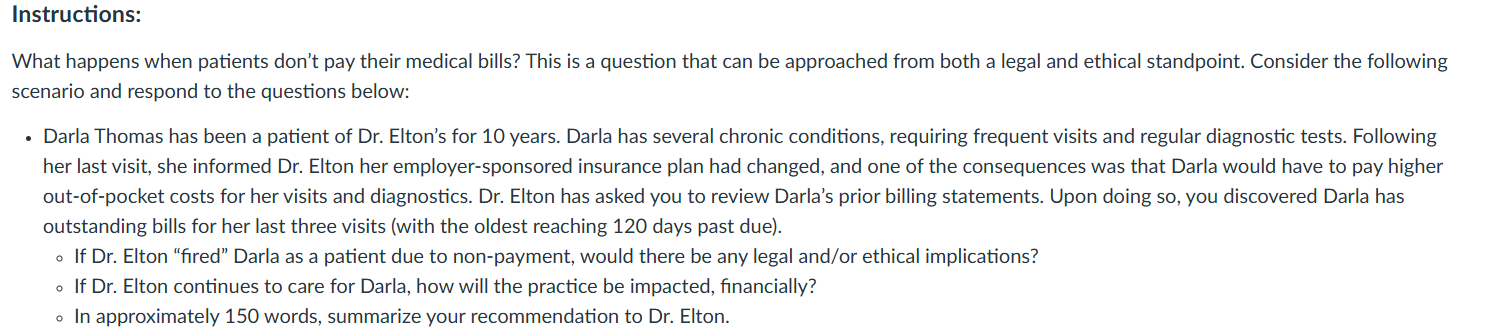 Unit 5 Discussion - Legal and Ethical