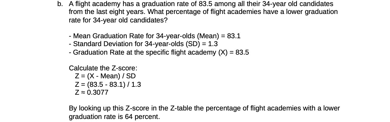 answer the quiz in the image b. A flight academy has a