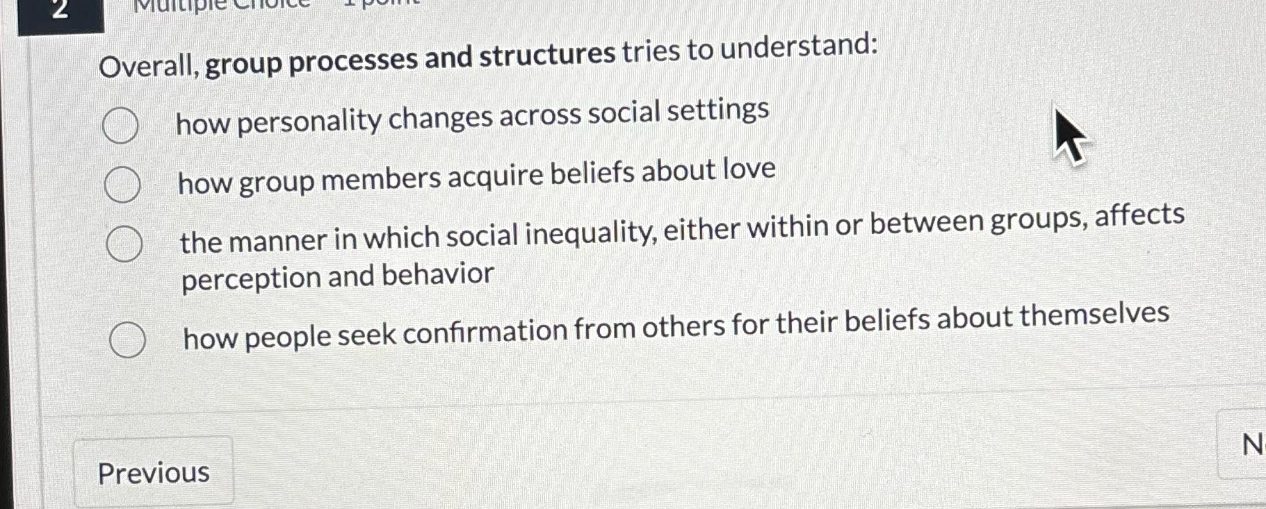 2 Multiple Overall, group processes and