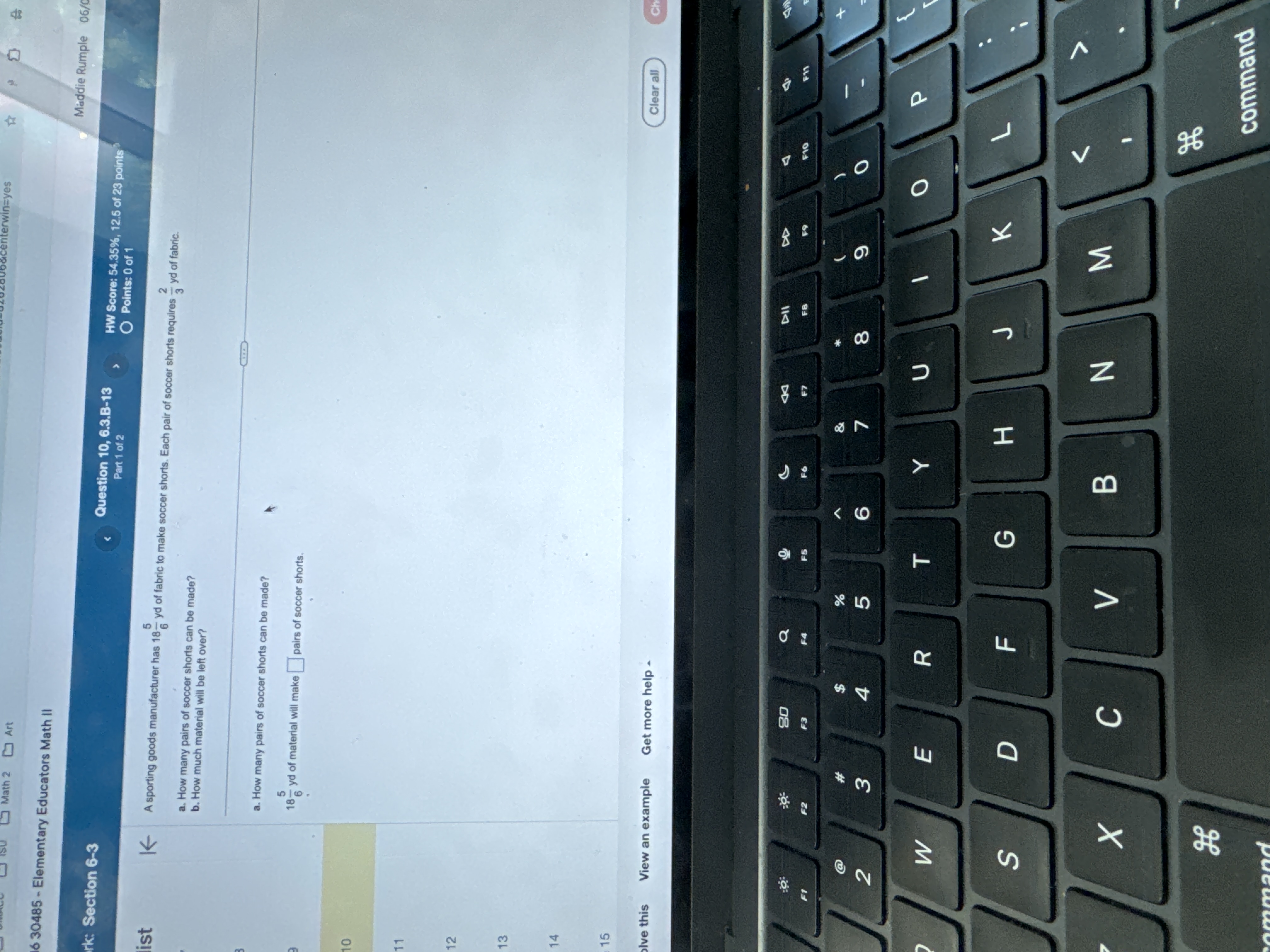 Solve for all iterwin=yes Math 2 [ Art 6 30485 -