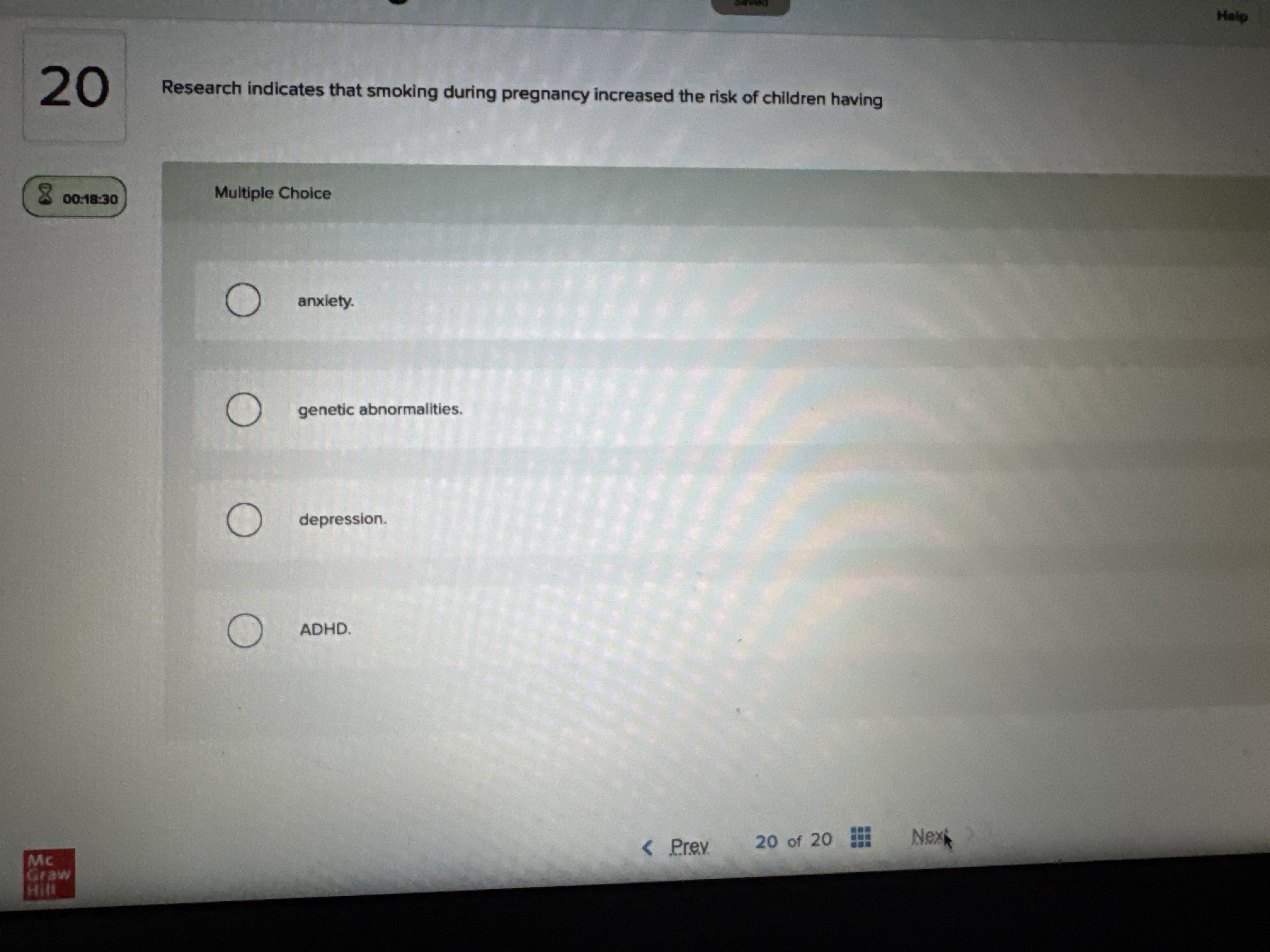 What's the correct answer? Hal 20 Research