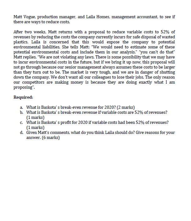 Question One (80 Marks) Lolly Pops Inc. makes