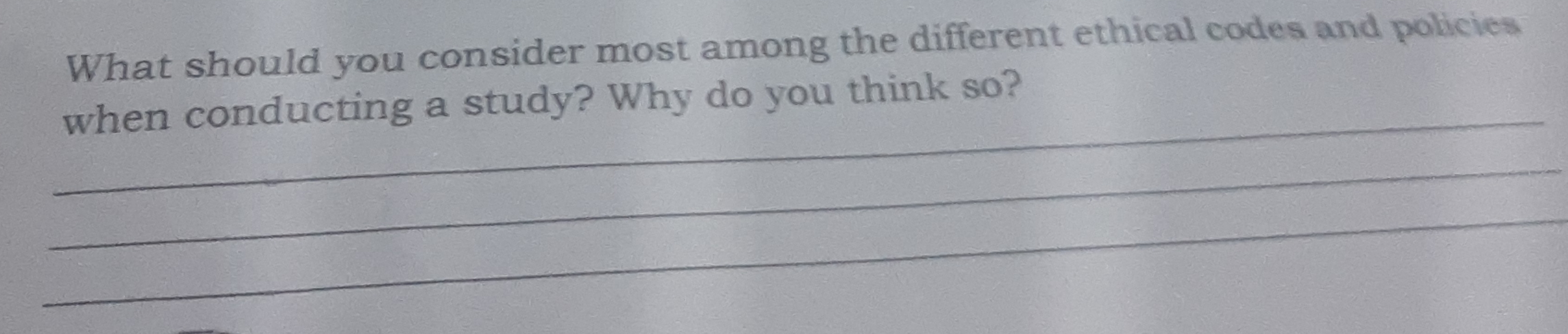 What should you consider most among the different