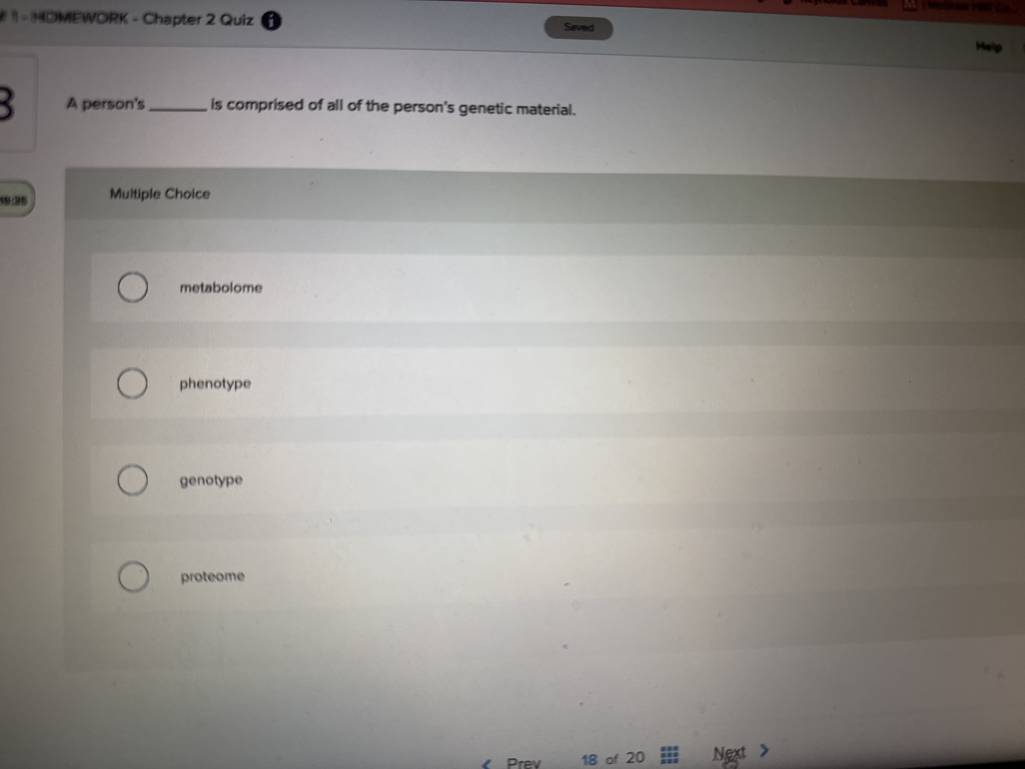 What's the correct answer? - HOMEWORK - Chapter 2