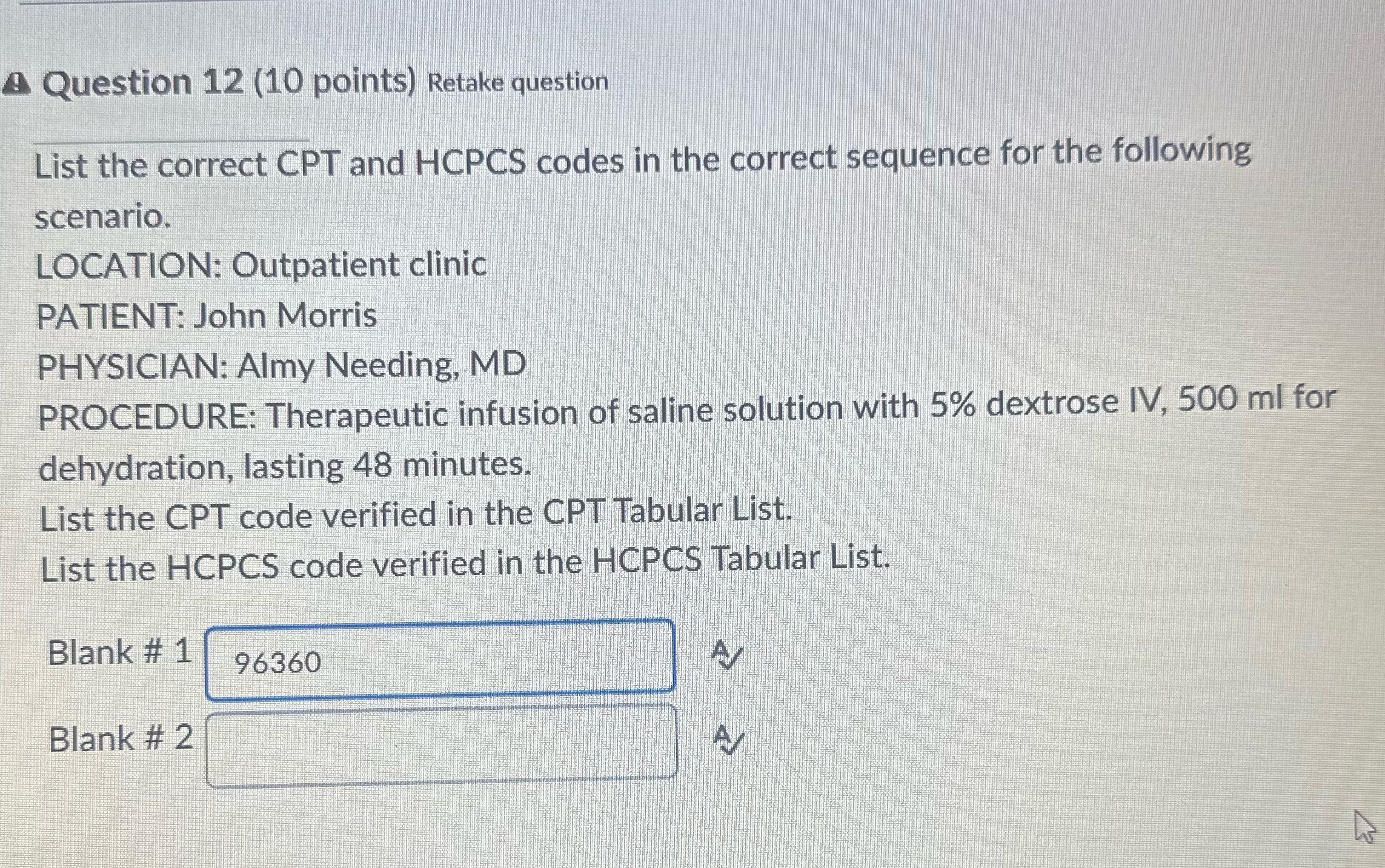 4 Question 12 (10 points) Retake question List