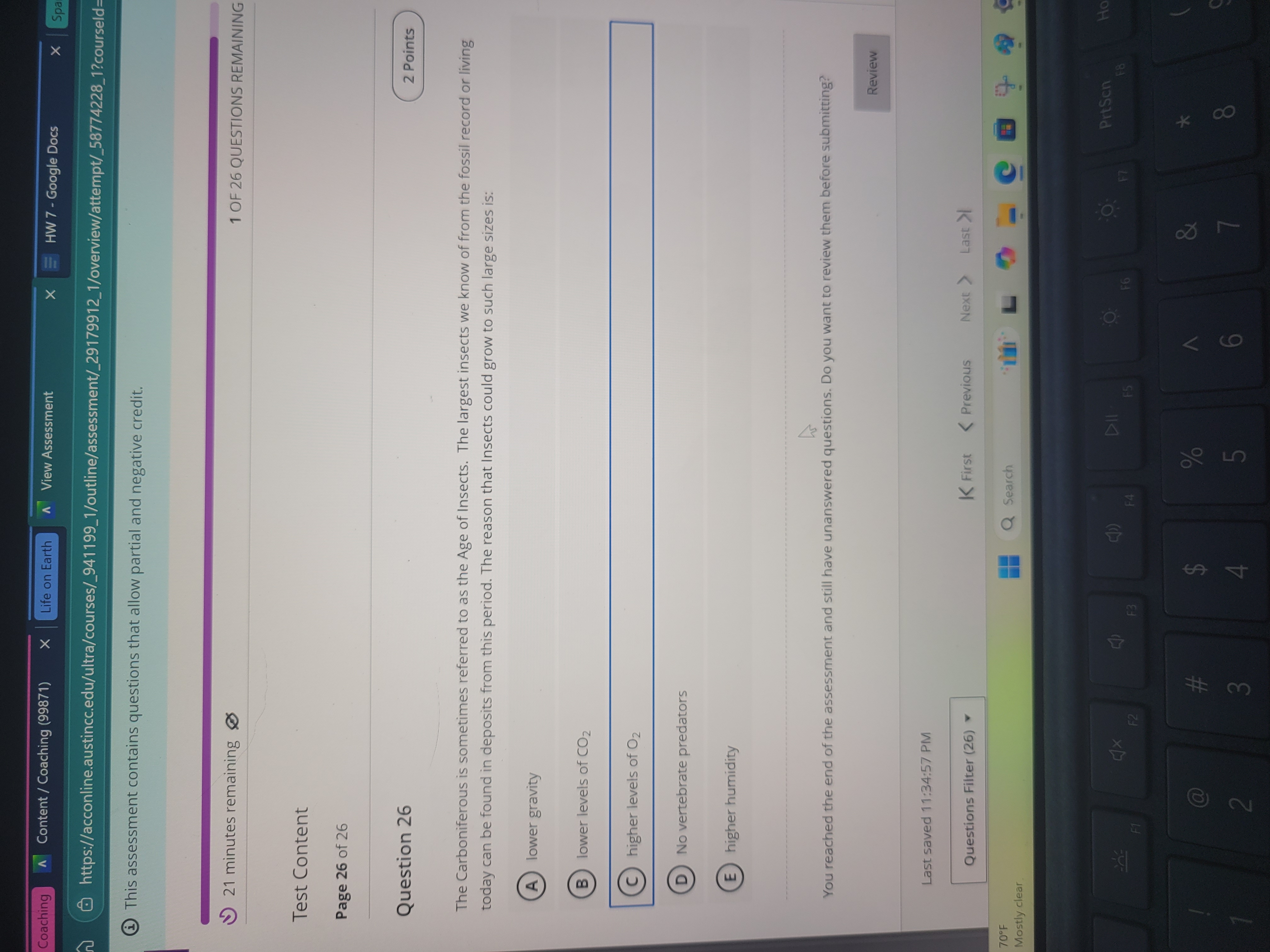 What is the answer Coaching Content / Coaching