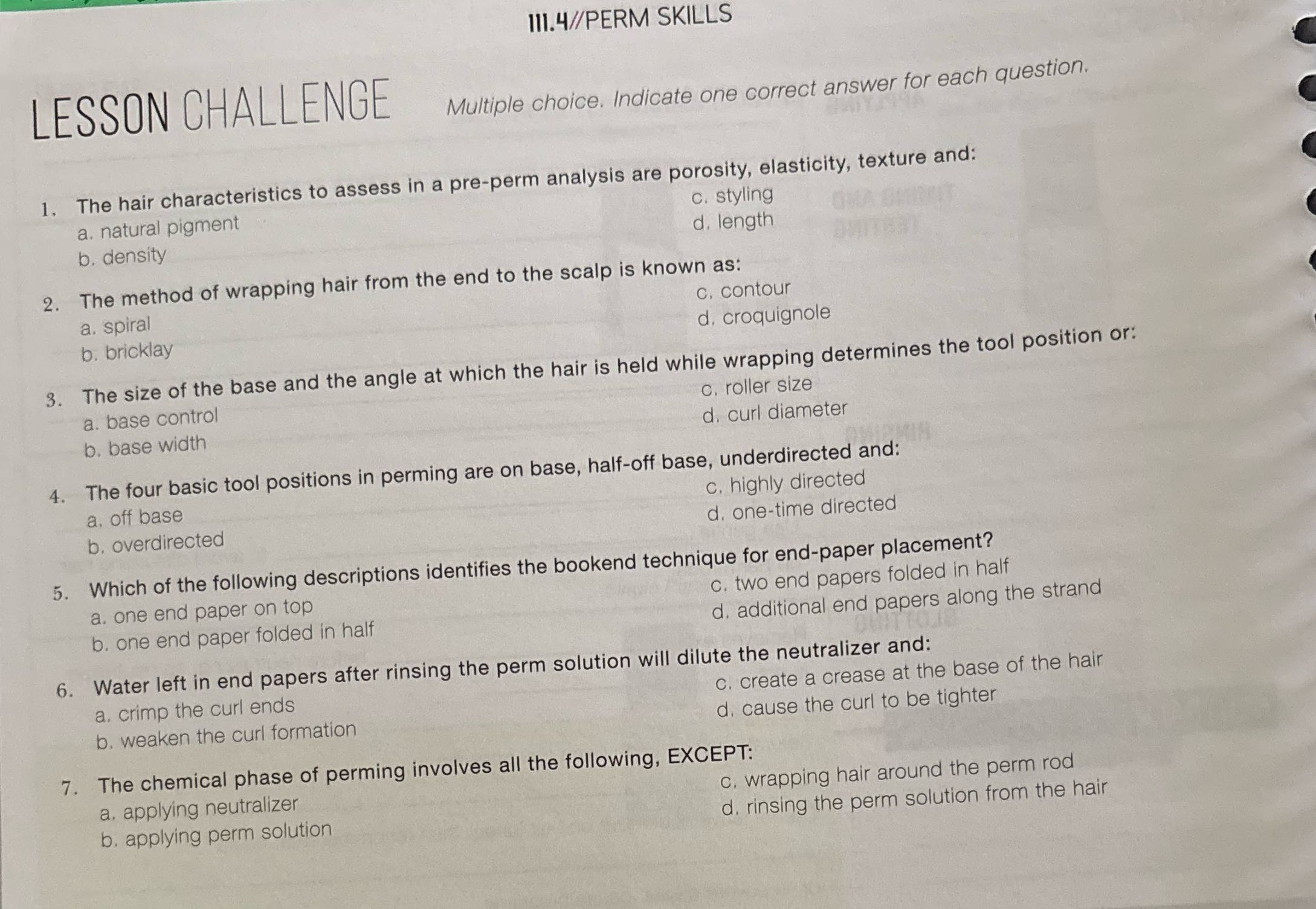 111.4//PERM SKILLS LESSON CHALLENGE Multiple