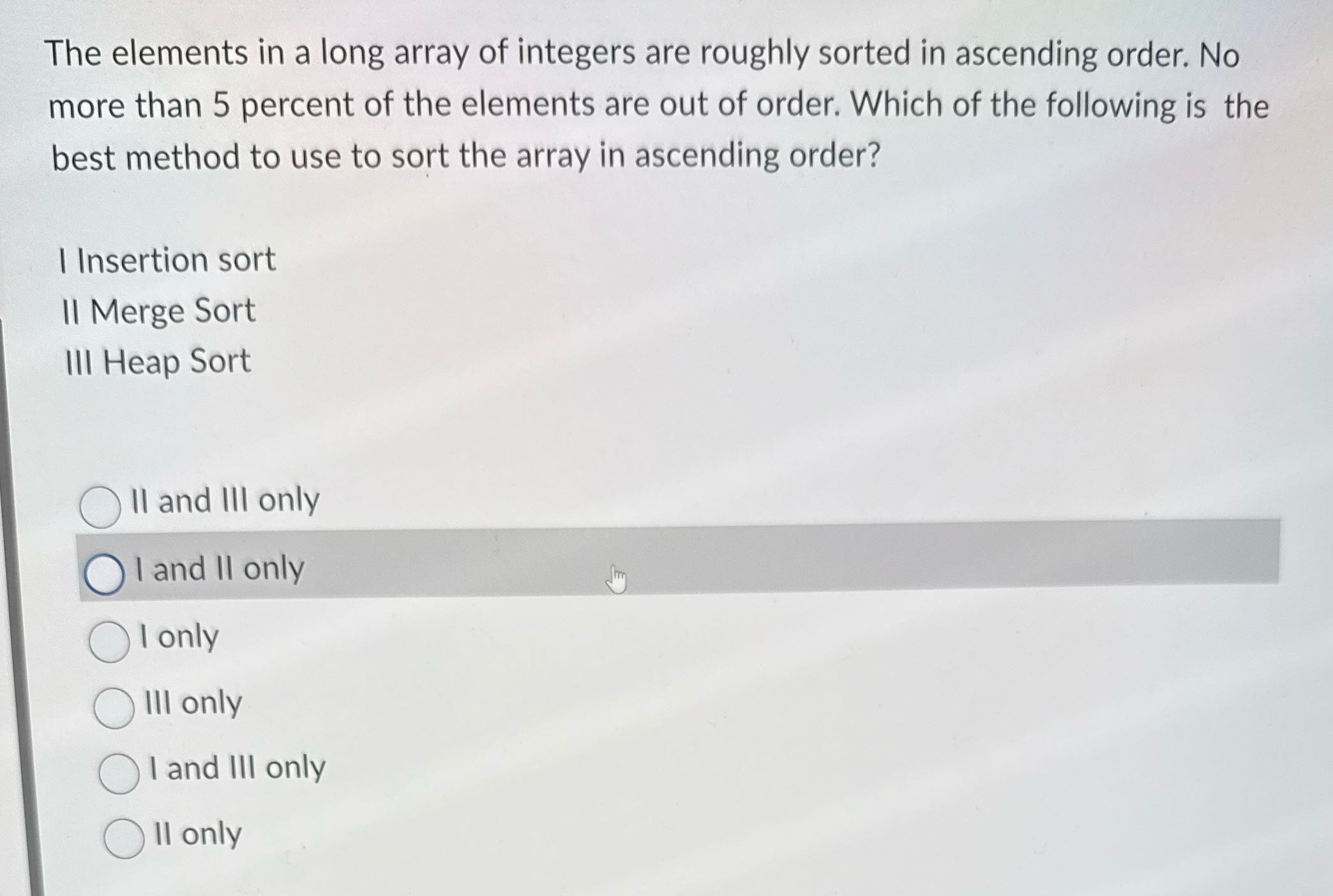 Solve The elements in a long array of integers