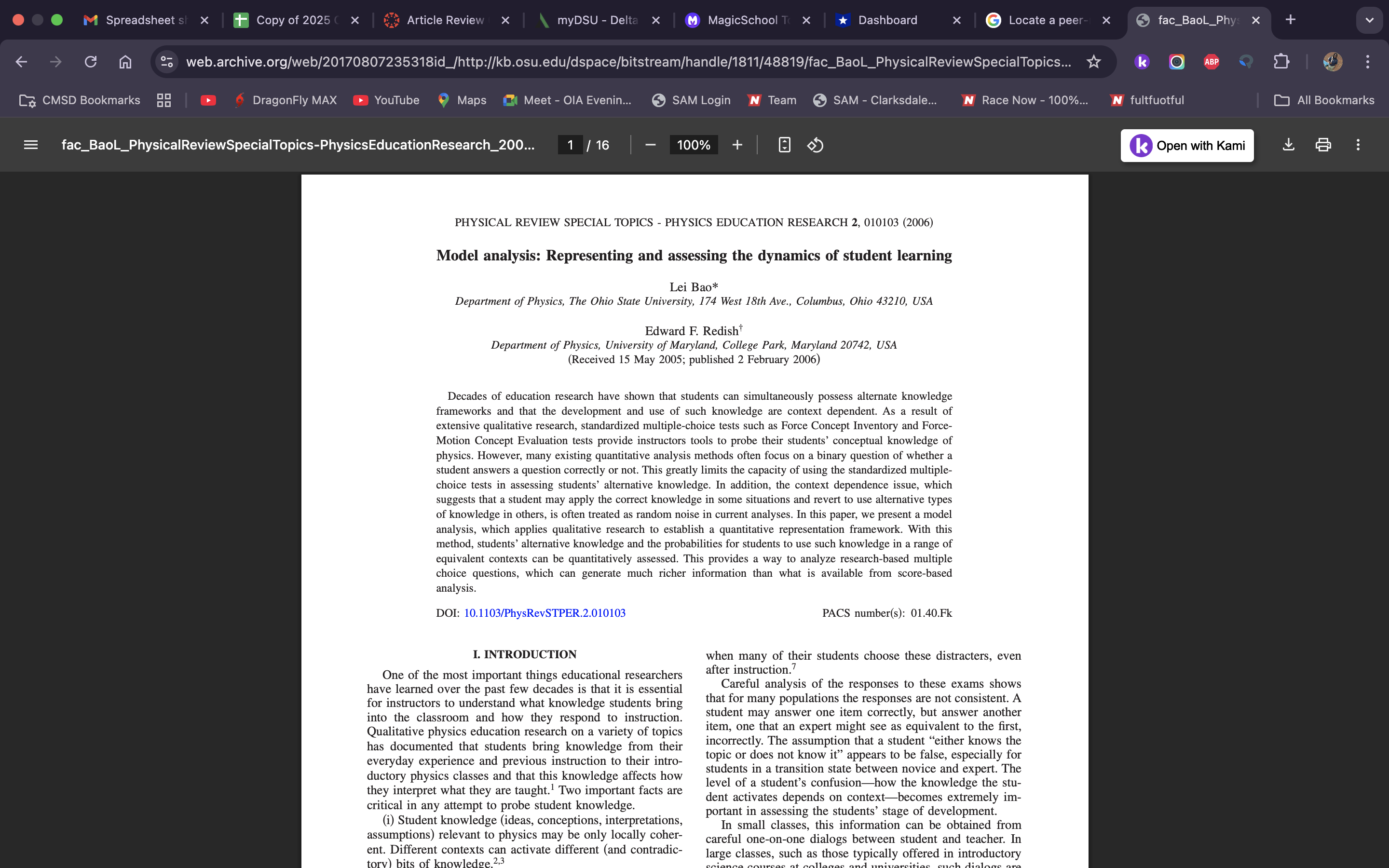 Locate a peer-reviewed research article that