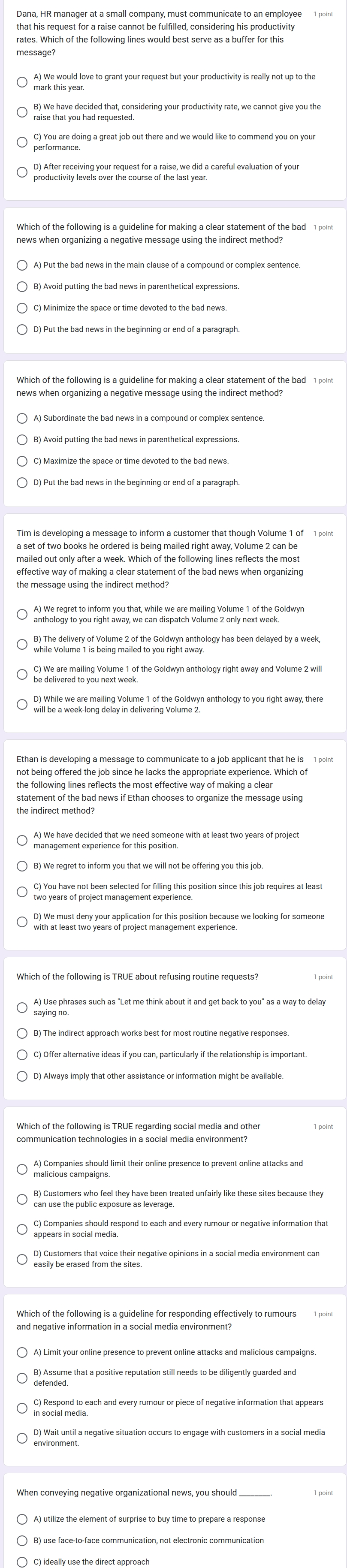 a Dana, HR manager at a small company, must