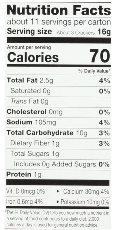 Calculate the calories from carbohydrates in one