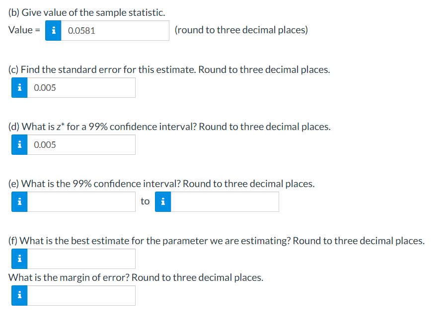 help me with this problem (b) Give value of the