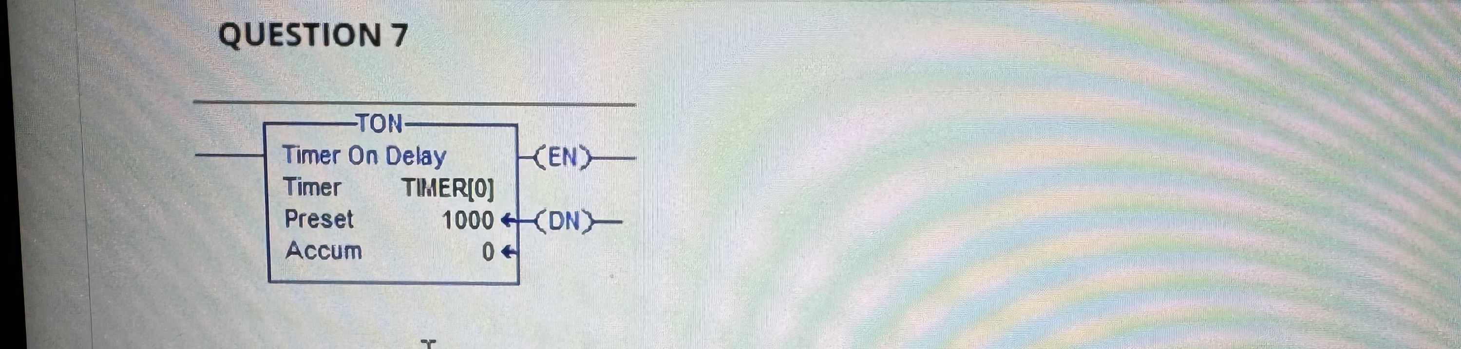When does the ENABLE Bit turn on? A) when the