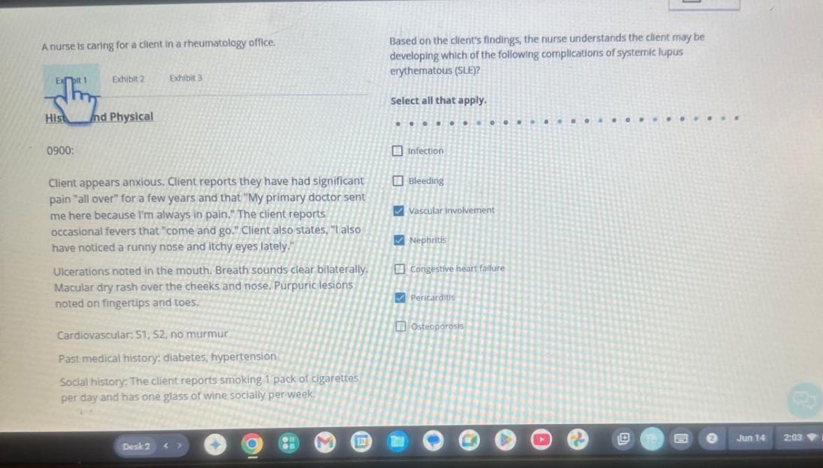 Level 3 B A nurse is caring for a client in a