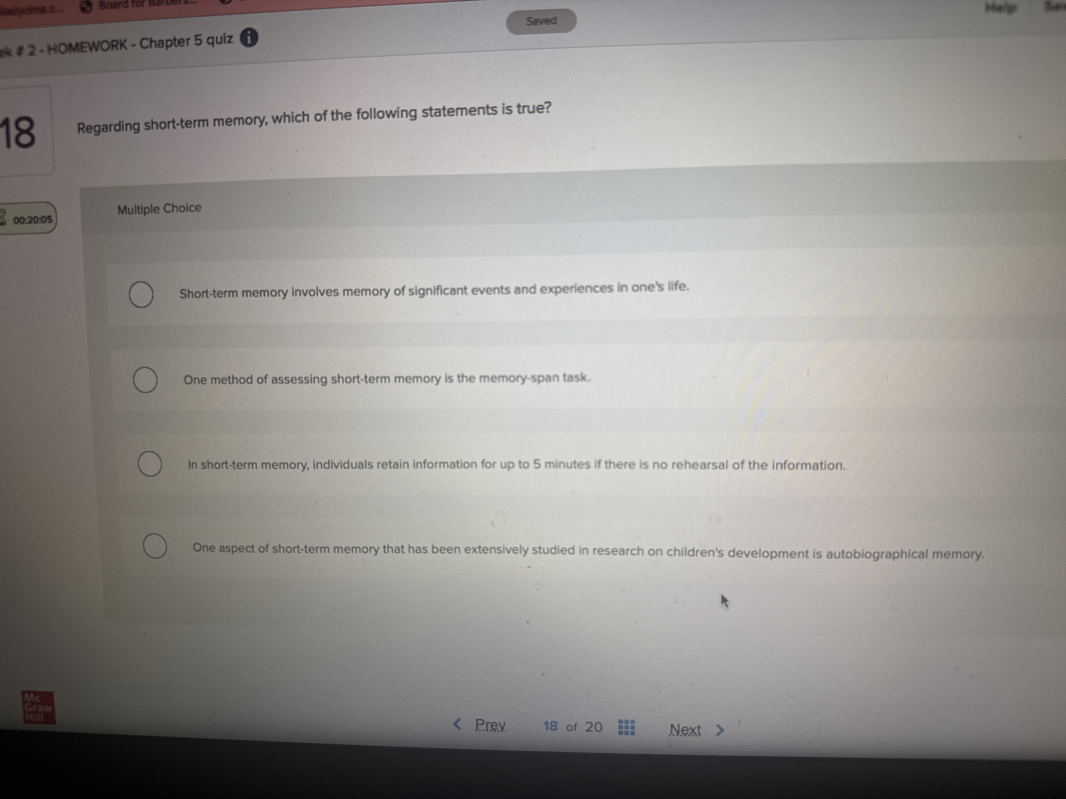 What's the answer? Saved ek # 2 - HOMEWORK -