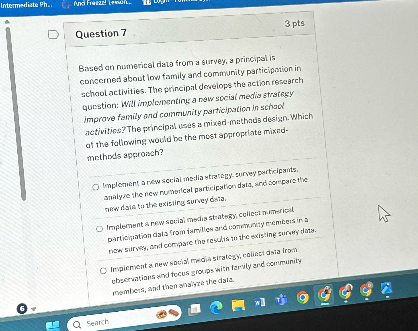 Intermediate Ph... ()And Freeze! Lesson... D