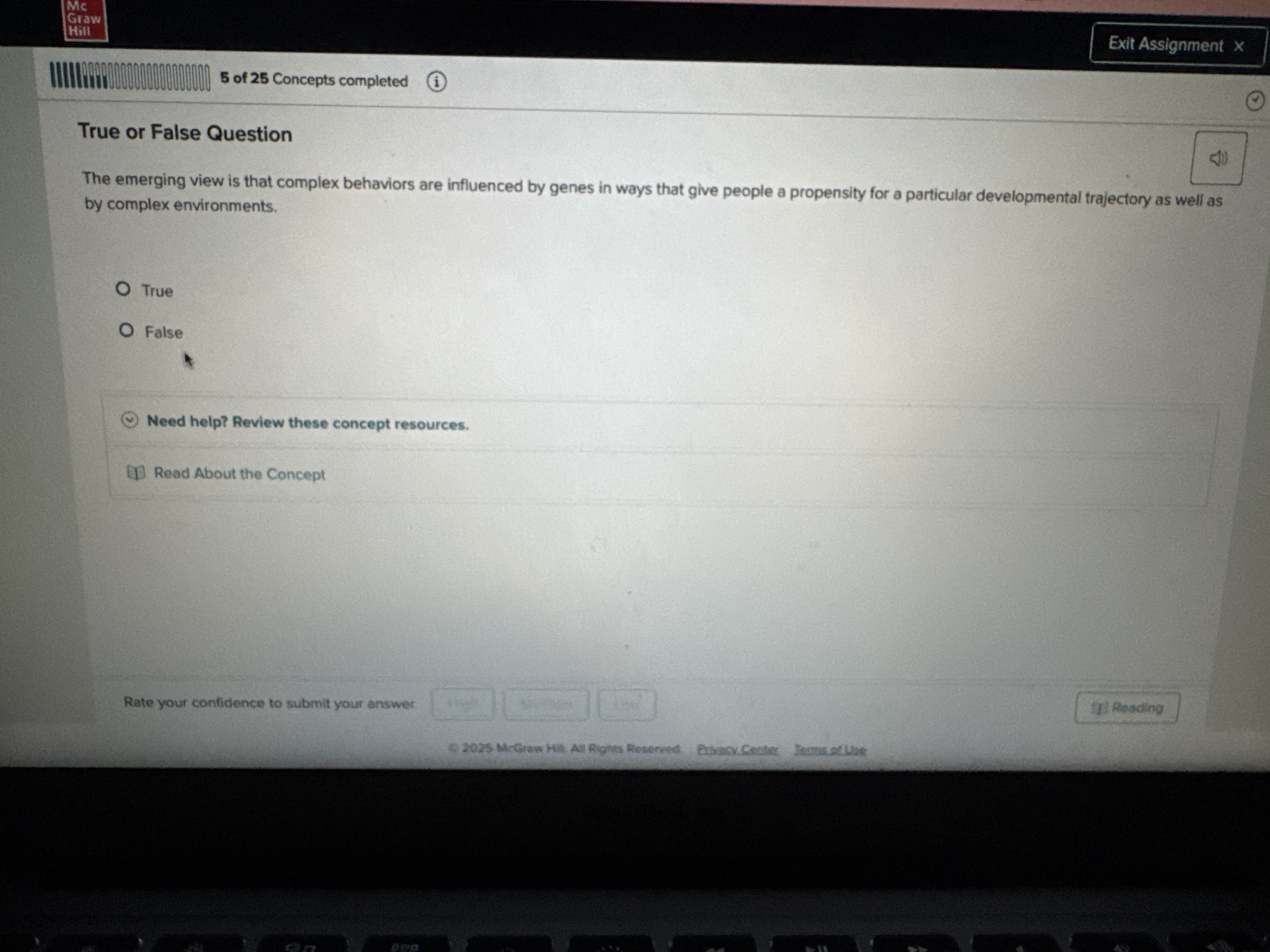 What's the correct answer? Graw Hill Exit