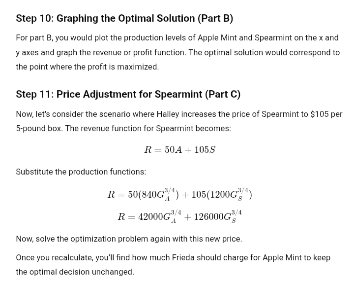 Question 2 (80 Points Total): Frieda Peeples has
