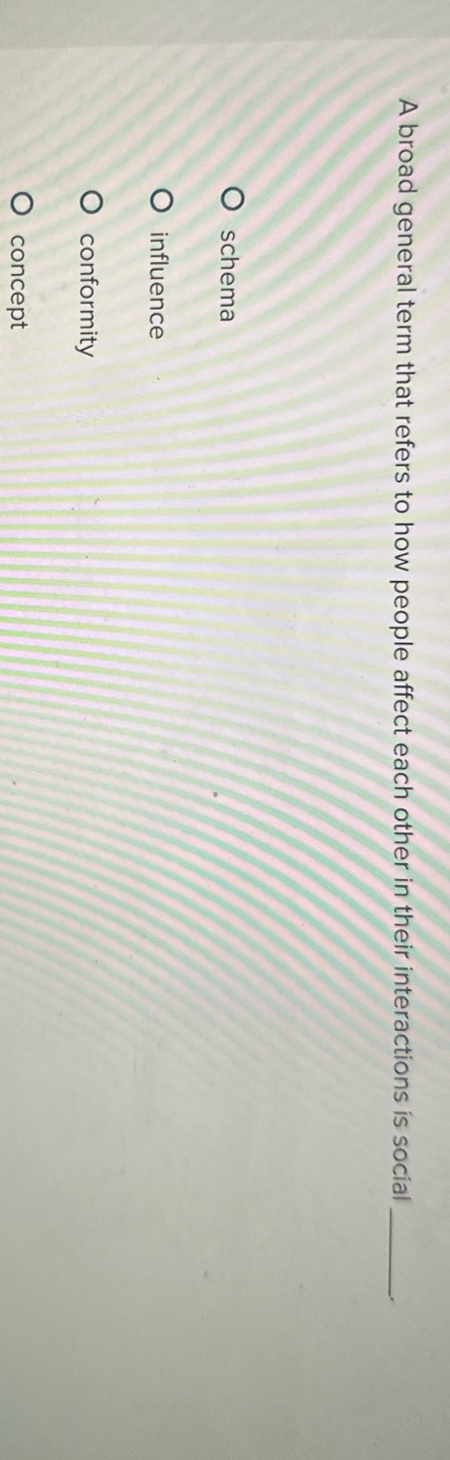 A broad general term that refers to how people