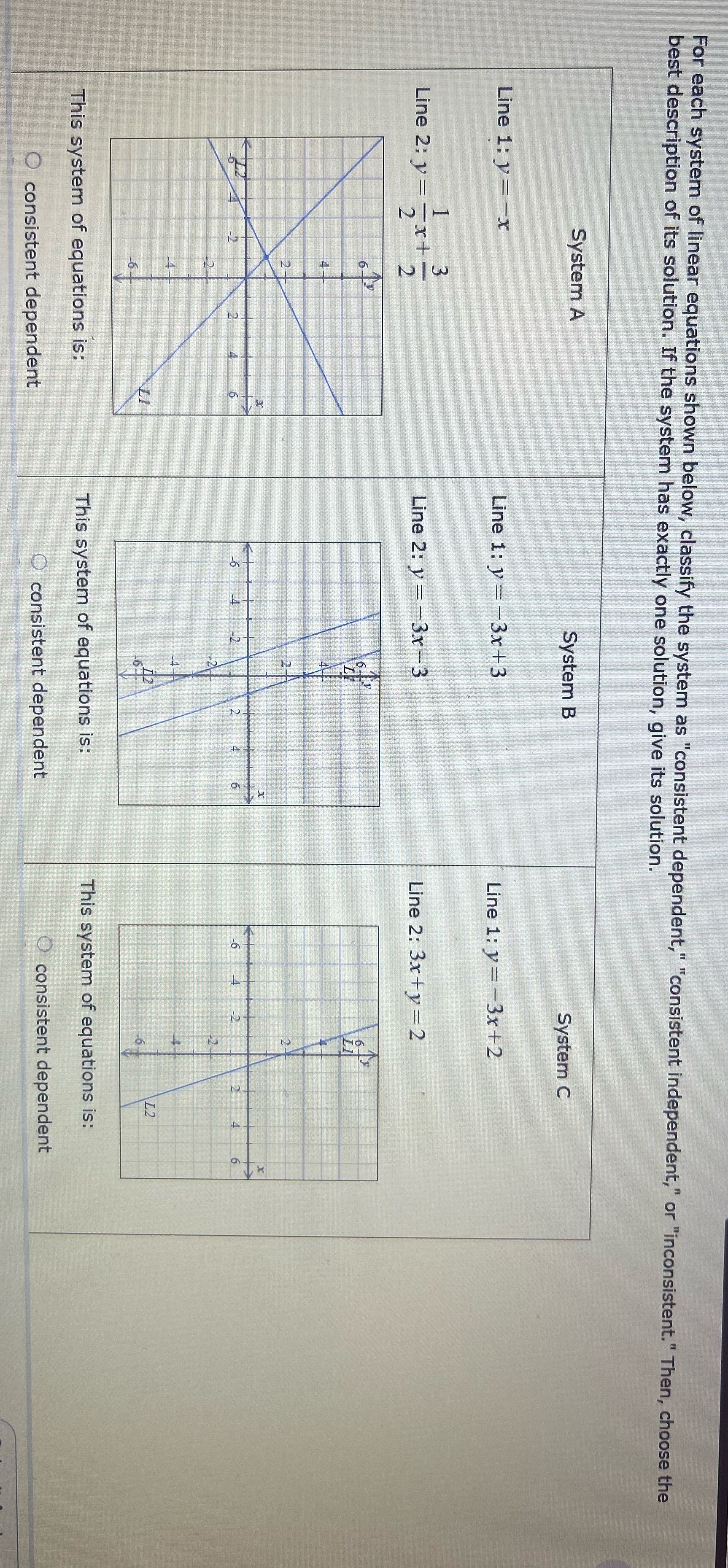 If the solution has exactly one solution give its