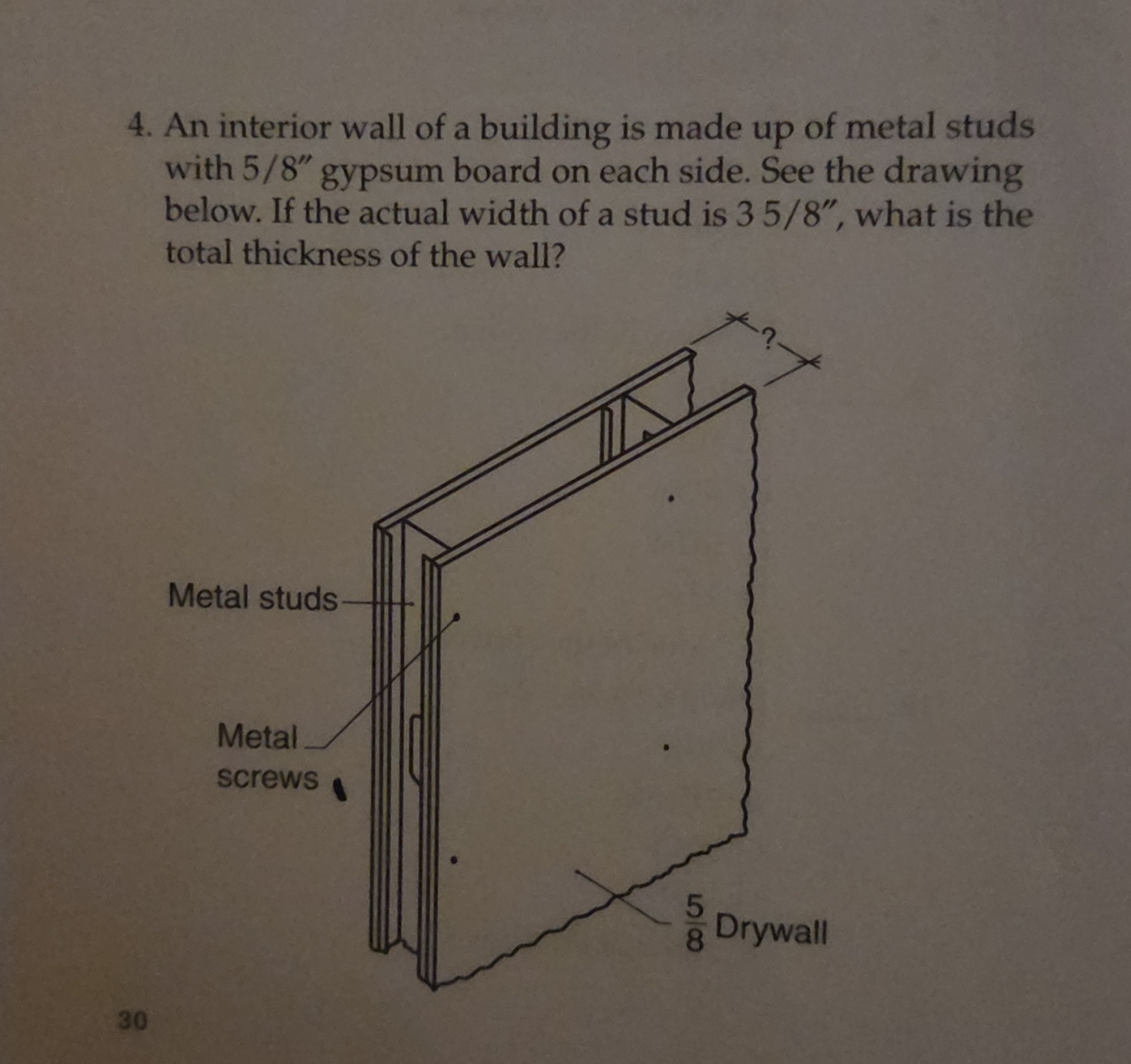 Explain how to slove this problem 4. An interior