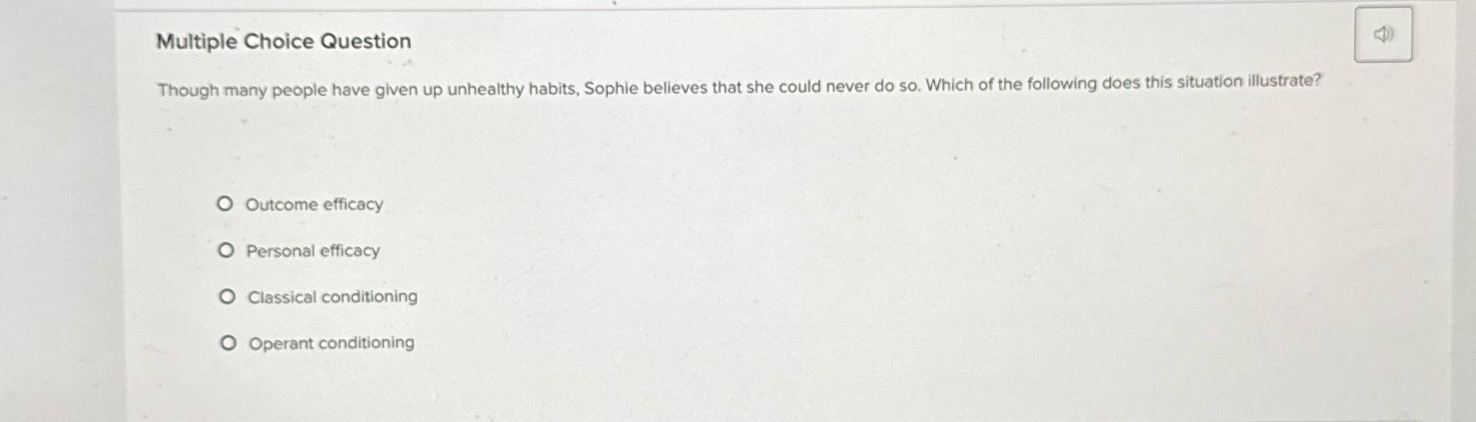 Multiple Choice Question Though many people have