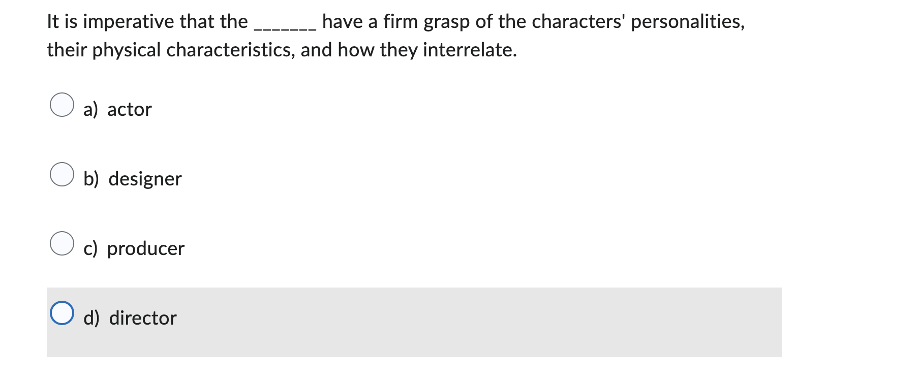 can you tell me the correct answer? It is