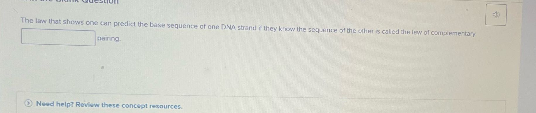 The law that shows one can predict the base