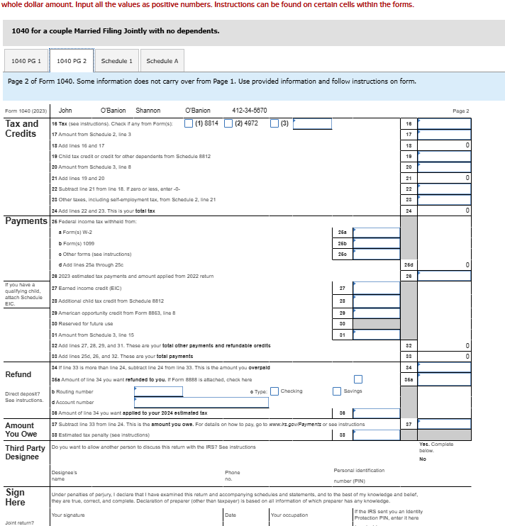 John and Shannon O'Banion, who live at 3222 Pinon