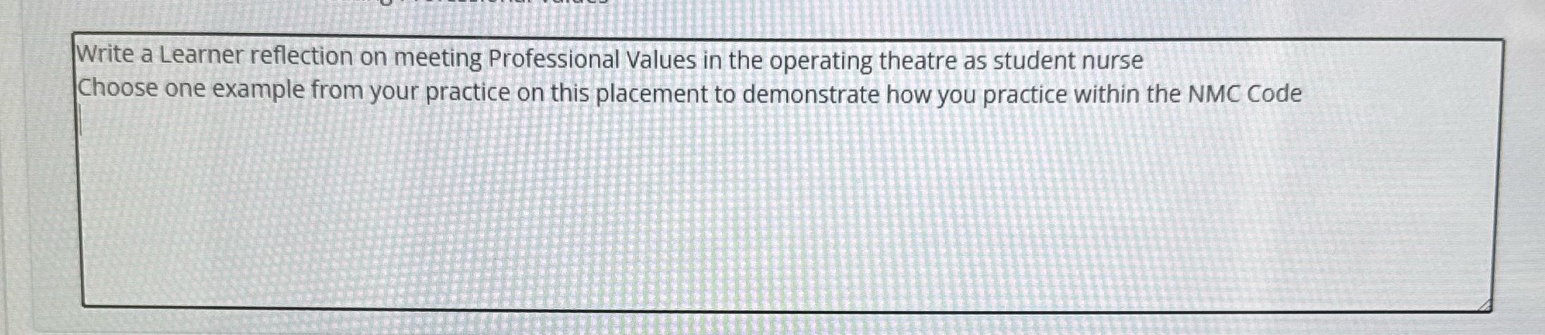 Write a Learner reflection on meeting